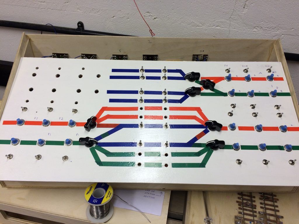 Minories Fiddle Yard Control Panel The Model Railway Club