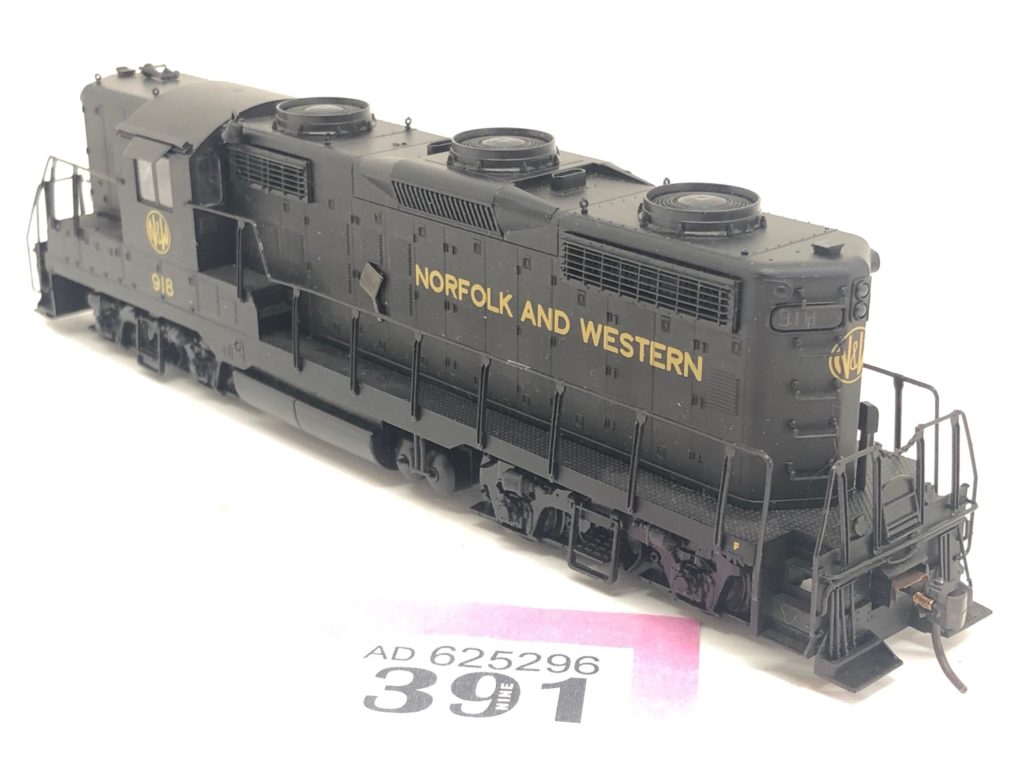 Proto 2000 HO GP18 N&W loco P391 DK The Model Railway Club