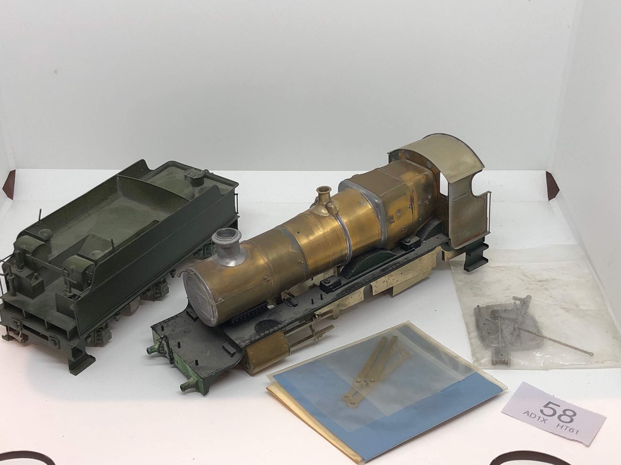 Acorn O gauge GWR County class 4 4 0 loco kit part built W58 MJC