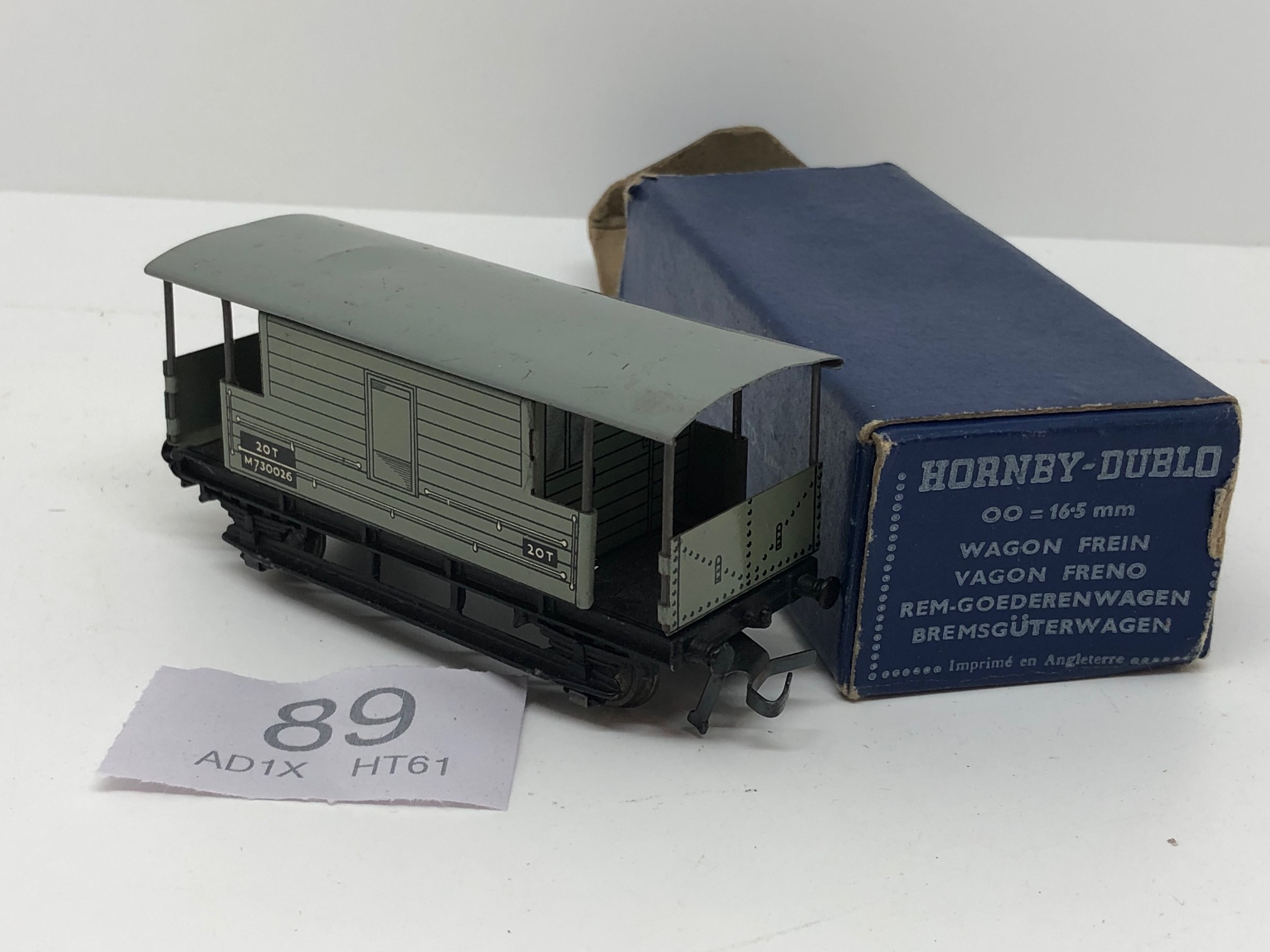 Hornby Dublo 32045 Good Brake Van D1 BR LMR W89