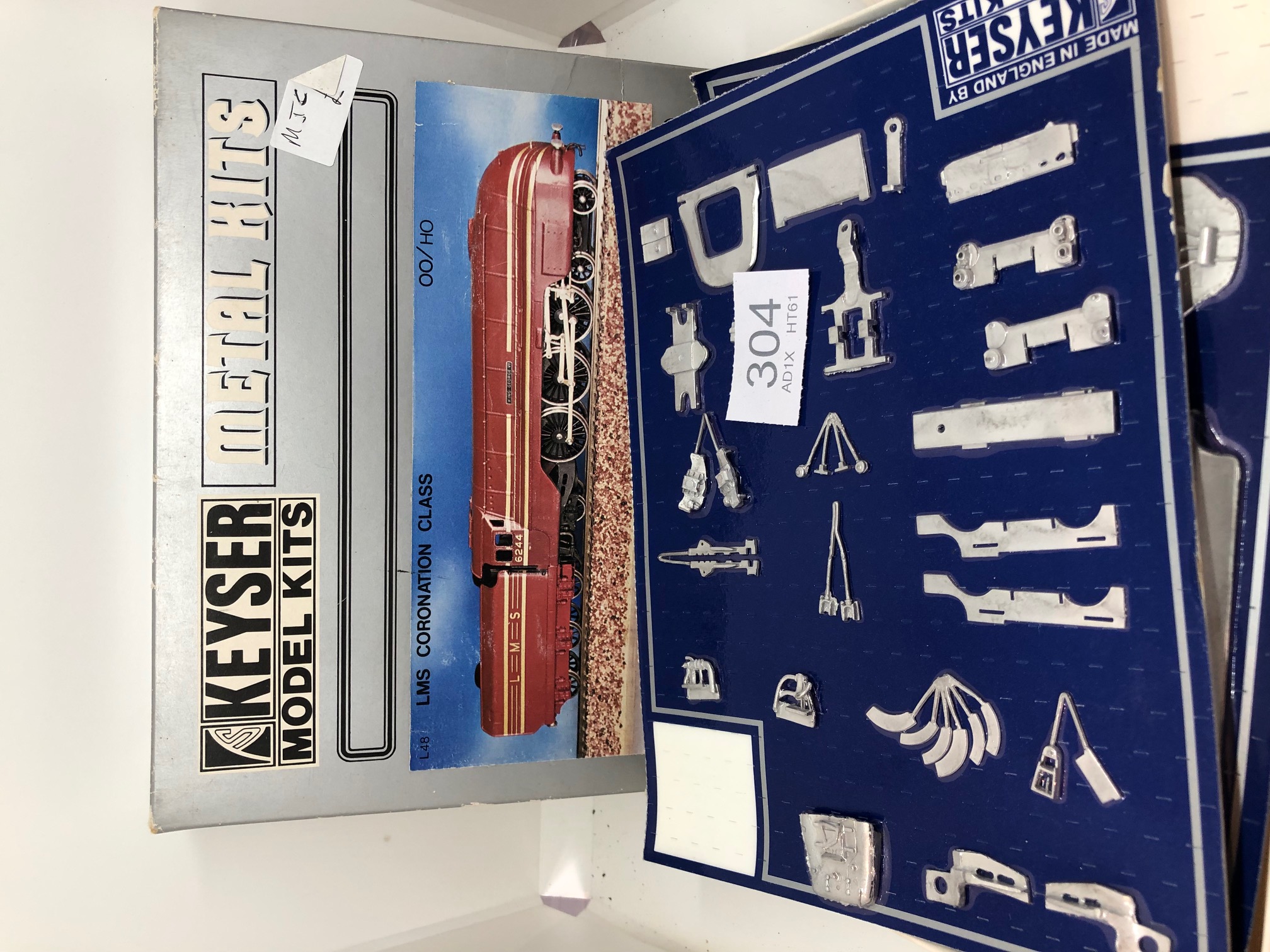 Keyser OO L48 LMS Coronation Class white metal kit not started W304 MJC