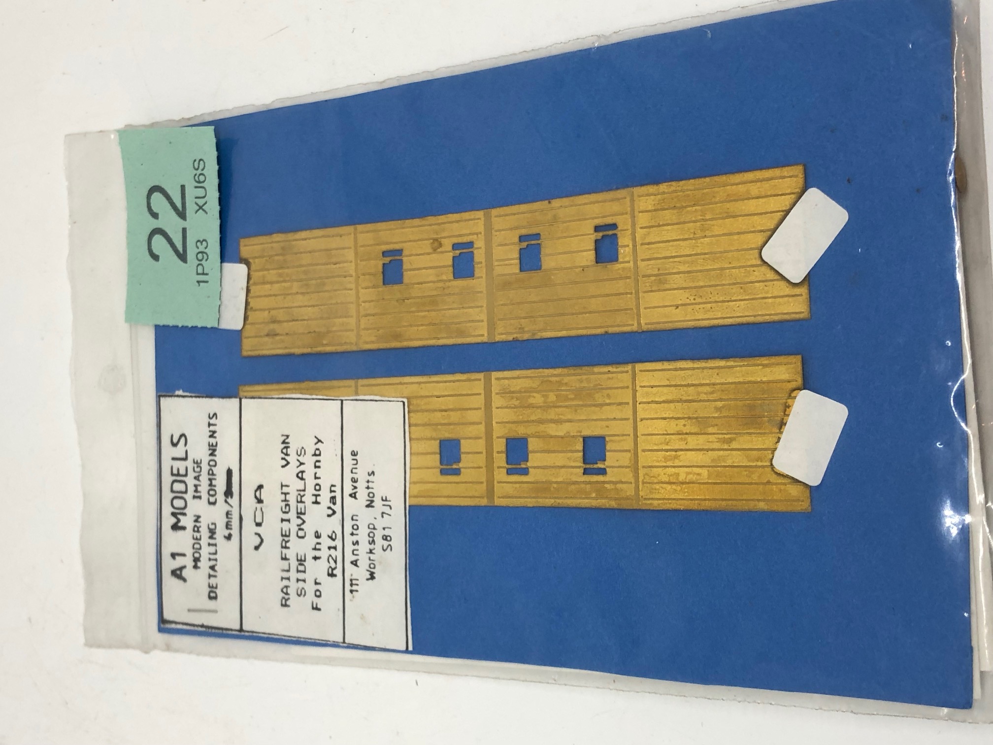 A1 models OO VCA overlay sides for Hornby R216