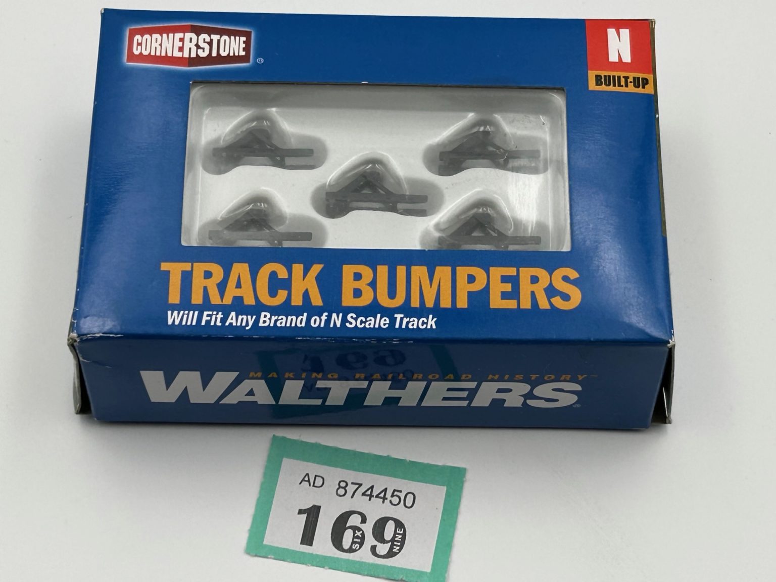 HO Scale Walthers Cornerstone Track Bumpers Kit 933-3511 - Unassembled Plastic Model Railroad Detail Parts